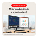 Monitor LG UltraWide Curvo QuadHD 2K de 34” PBP sRGB 99% HDR10 100Hz - 34WR50QK-B
