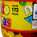 Brinquedo Pedagógico Brincando Com As Letras 173 Peças