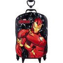 Mochila Infantil Com Rodinha Homem De Ferro 3d