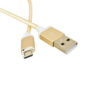 CABO USB EVUS C-054  FAST CHARGE MICRO USB GOLD 1,0M [F133]