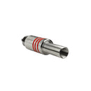 PLUG RCA EVUS C-074 MACHO PRATA COM MOLA - PC / 10