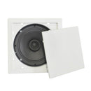 ARANDELA QUADRADA FIAMON 6" DIFUSOR 30RMS 8R BRANCA