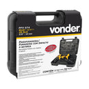 PARAFUSADEIRA/ FURADEIRA BATERIA VONDER PFV074 12V + KIT 74 PEÇAS