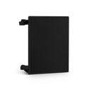 ARANDELA FRAHM 6" 50W QUADRADA SEM BORDA PRETA