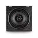 ARANDELA FRAHM 6" 50W QUADRADA SEM BORDA PRETA