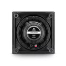 ARANDELA FRAHM 6" 50W QUADRADA SEM BORDA PRETA