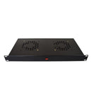 KIT VENTILADOR 2 COOLERS PARA RACK PADRÃO 19" X 1U BIVOLT