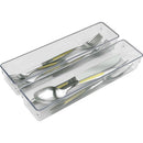 Organizador De Potes Retangular Longo 32x8x5,5 Cm - Conjunto Com 2 Peças