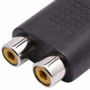 Adaptador Rca Macho Para 2 Rca Femea Preto Storm 10 Un