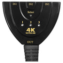 CHAVE SELETORA HUB HDMI EVUS C-079 3 ENTRADAS X 1 SAIDA