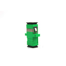 ADAPTADOR OPTICO EVUS EV-AD01 MONOMODO SIMPLEX SC/APC SM VERDE - PC / 50