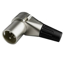 Kit 02 Conectores Xlr Macho 90 Graus Wc2053 Wireconex