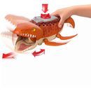 Imaginext Jw Rebirth Mosasaurus Com Som, Movimento E Barco Patrulha