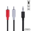 Cabo 2 Rca M Para P2 3.5mm M - 2 Mts - P2r35-2