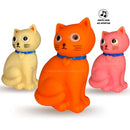 Gato De Vinil C/ Som Brinquedo De Banho Para Bebês E Pets