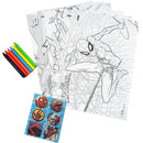Brinquedo Para Colorir Kit Pintura Spider-man 26x19cm - 20 Peças