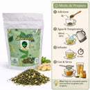 Chá Funcional Esmeralda Detox Chanoyu Chá Verde Refil 40g