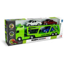 Caminhão Roma Diesel Rx Cegonheira 80cm Com 4 Pick-ups