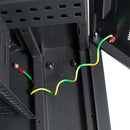RACK FECHADO PARA PISO 19" EVUS EV-DFDP8044 44U X 800 X 1000MM PRETO