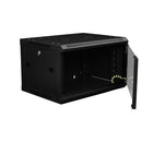 RACK MINI DE PAREDE 19" EVUS EV-DW6406 6U X 600 X 450MM PRETO