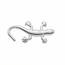 Emblema Automotivo Metal Lagartixa 3d Adesivo Cromado Carro Moto Decoração