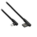 CABO MICRO USB 90º MULTILASER WARRIOR WI388 NYLON 1,2M