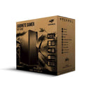 GABINETE GAMER C3 TECH MT-G400BK MID TOWER COM LED SEM FONTE