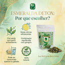 Chá Funcional Esmeralda Detox Chanoyu Chá Verde Refil 40g