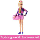 Barbie Profissões Barbie Loira Conjunto De Ginasta