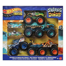 Hot Wheels Monster Trucks Sharks Vs. Dinos 1:64 5-pack