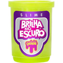 Slime Gelele Brilha No Escuro 110g - Pacote Com 12 Unidades