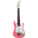 Guitarra Elétrica Infantil Kids Profissional Teg 30 Rosa Thomaz