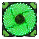 FAN GAMEMAX PARA PC GAMER GF12G 12CM VERDE 32 LED