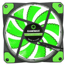 FAN GAMEMAX PARA PC GAMER GF12G 12CM VERDE 32 LED