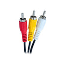 CABO DE ÁUDIO/VÍDEO EVUS C-012 3 RCA + 3 RCA MACHO 1,5M