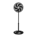 Ventilador De Coluna Preto 30cm Turbo 6 Pás Oscilante Ventisol - 220v