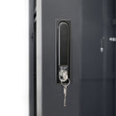RACK FECHADO PARA PISO 19" EVUS EV-DF6836 36U X 600 X 800MM PRETO