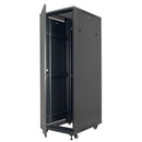 RACK FECHADO PARA PISO 19" EVUS EV-DF6836 36U X 600 X 800MM PRETO