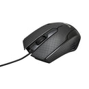 MOUSE ÓPTICO EVUS MO-05 USB 800DPI 3 BOTÕES PERFORMANCE PRETO
