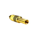 PLUG RCA EVUS C-072 MACHO GOLD COM MOLA - PC / 10 [F133]