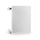 ARANDELA FRAHM 6" QUADRADA BRANCA CX 40W