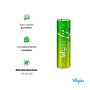 Pilha Alcalina Aa Elgin Pacote Promocional Pague 7 Leve 8