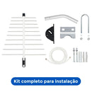 ANTENA EXTERNA AQUÁRIO LOG PARA TV 20 ELEMENTOS - LU-20 PLUS