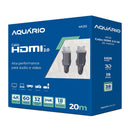 CABO HDMI AQUÁRIO 4K20 4K MACHO X MACHO 2.0 20M