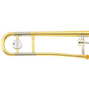 Trombone Tenor Ysl 354 E Laqueado Dourado Com Case Yamaha