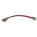 CABO RCA 'Y' TECHNOISE SERIES 400 PRO 2 MACHO X 1 FEMEA VERMELHO - 20CM