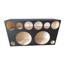 CAIXA VAZIA 2 ALTO-FALANTES 12" + 4 CORNETAS + 2 TWEETER DUTADA