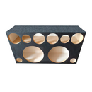CAIXA VAZIA 2 ALTO-FALANTES 12" + 4 CORNETAS + 2 TWEETER DUTADA