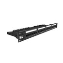 PATCH PANEL SOHOPLUS T568A/B CAT5E 24 PORTAS [F133]