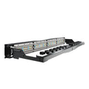PATCH PANEL SOHOPLUS T568A/B CAT5E 24 PORTAS [F133]